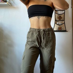 Green Cargo Joggers